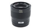 Carl Zeiss 32mm f1.8 Planar T* Touit