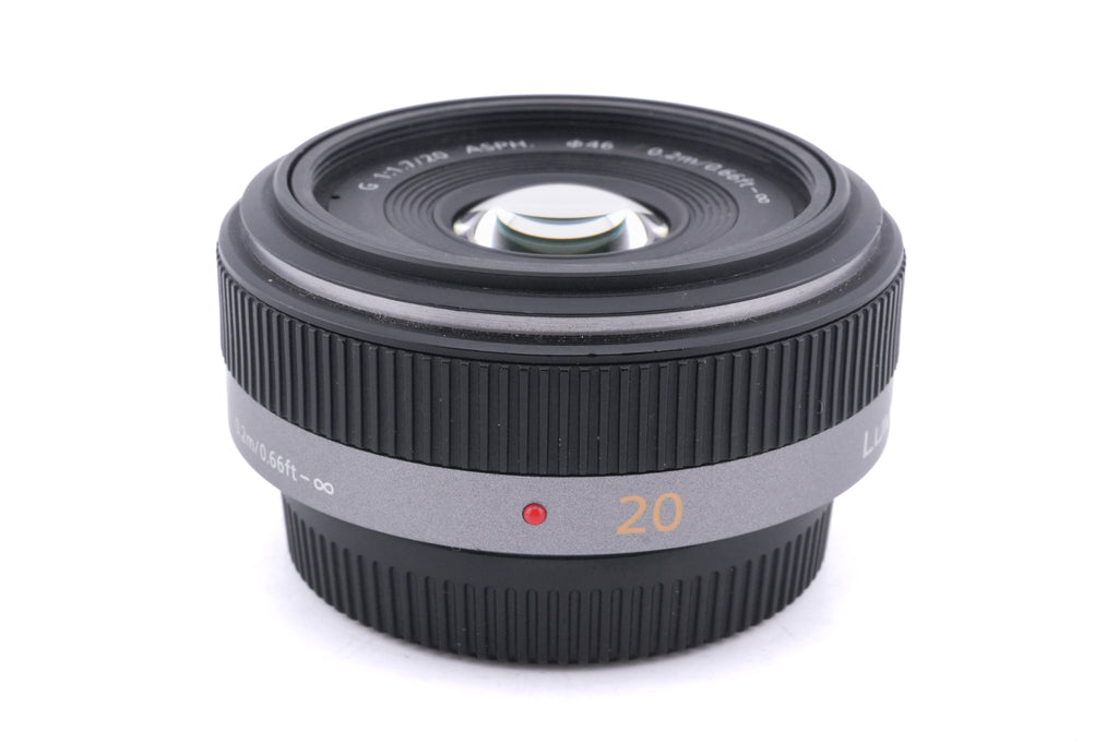 Panasonic 20mm f1.7 Lumix G ASPH. (H-H020)