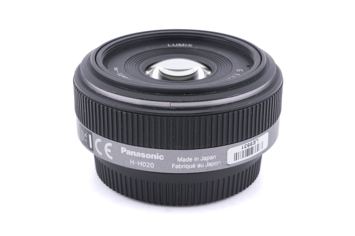 Panasonic 20mm f1.7 Lumix G ASPH. (H-H020)