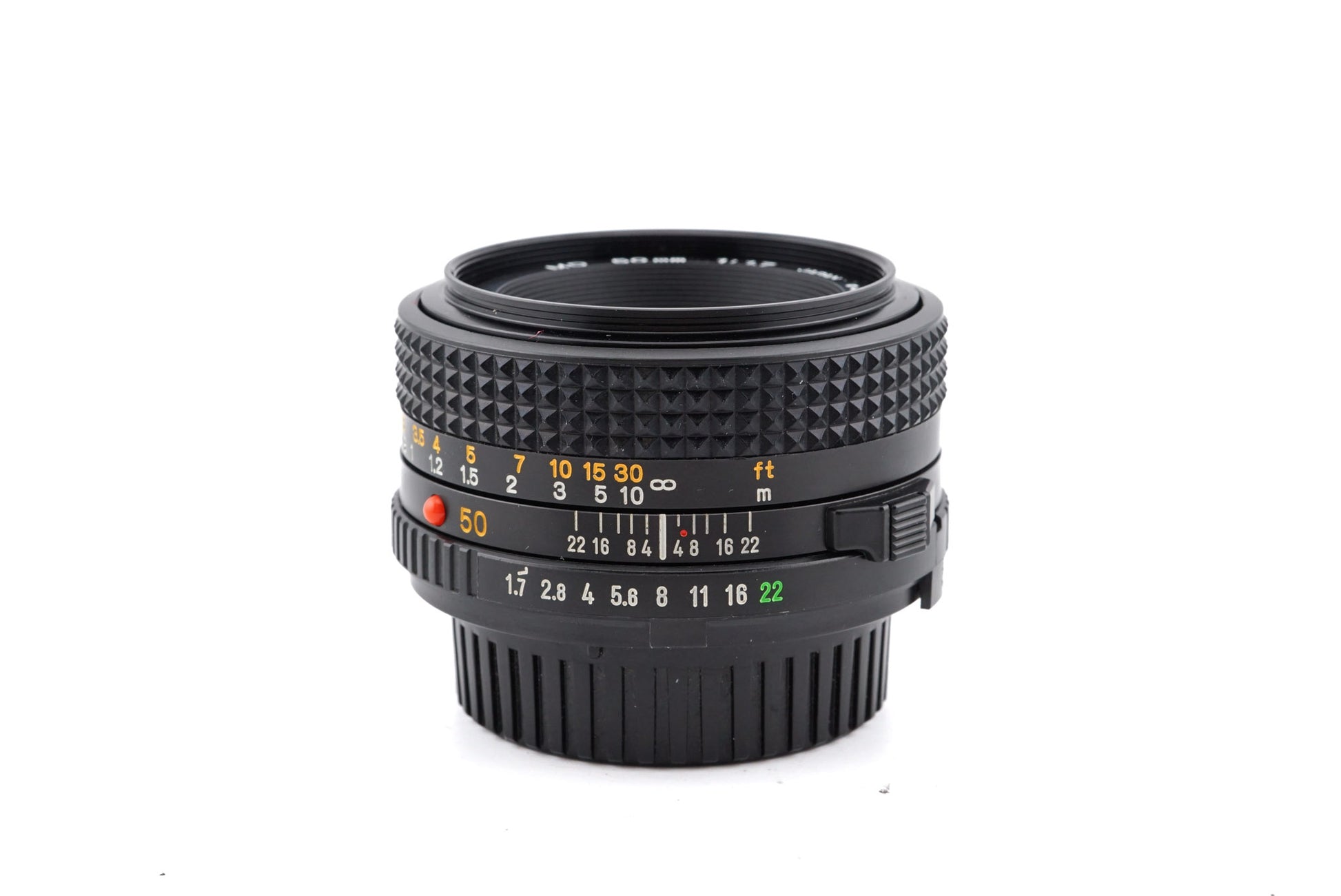 Minolta MD Obiettivo 50mm F3,5 Macro Per Fotocamere Reflex A Pellicola Md Mc Minolta MD Obiettivo 50mm F3,5 Macro Per Fotocamere Reflex A Pellicola Md Mc