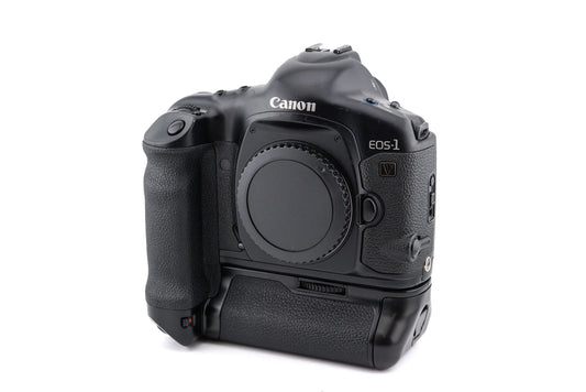 Canon EOS-1V + Power Drive Booster PB-E2 + Ni-MH Charger NC-E2