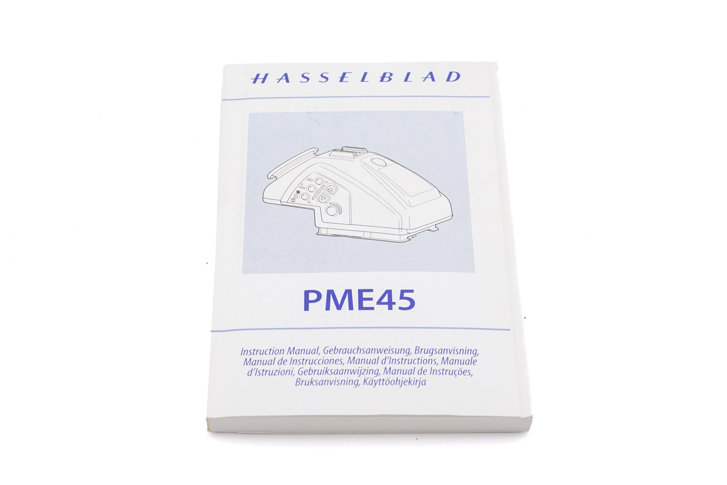 Hasselblad PME45 Prism Instructions - Accessory