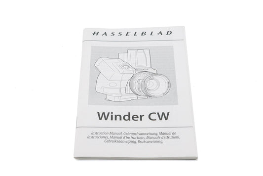 Hasselblad Winder CW (44105) Instructions - Accessory