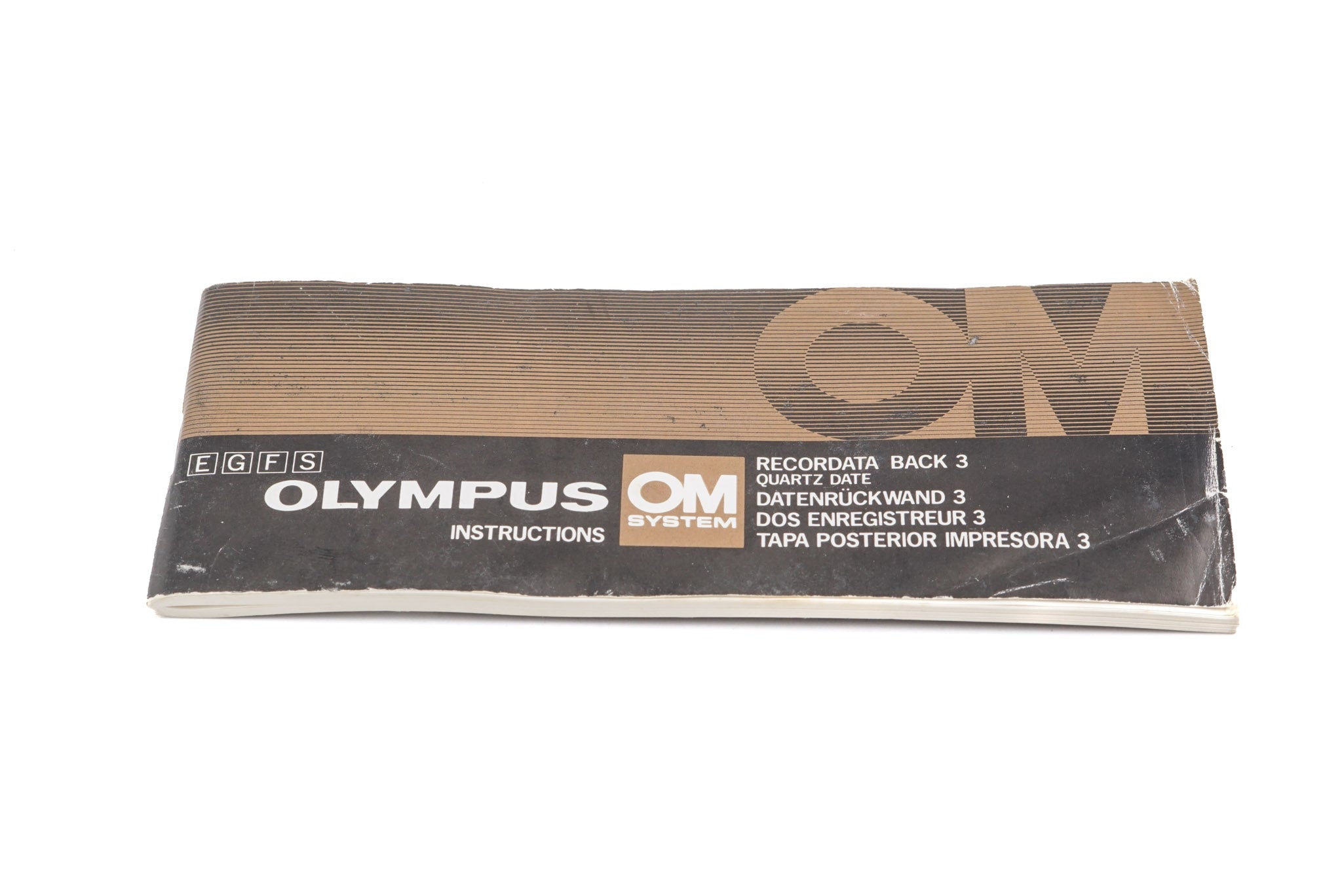 Olympus Recordata Back 3 Instructions - Accessory