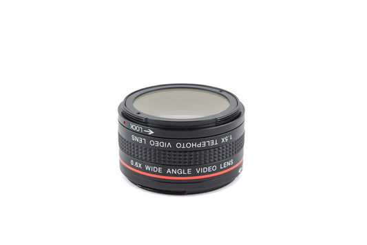 Vivitar 0.6X & 1.5X Two-In-One Video Lens - Accessory
