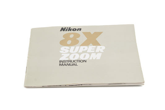 Nikon 8x Super Zoom Instructions - Accessory
