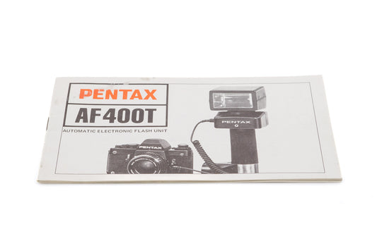 Pentax AF400T Automatic Electronic Flash Instructions - Accessory