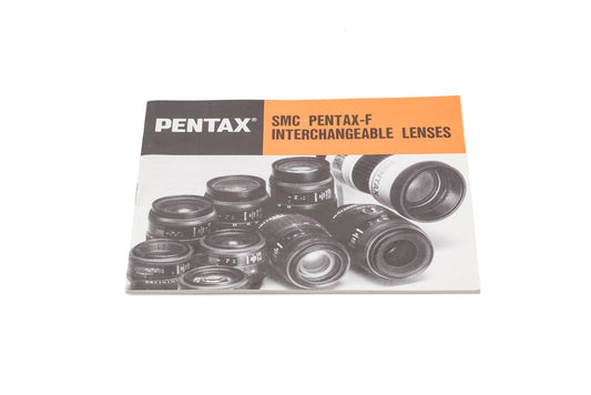 Pentax SMC Pentax-F Interchangeable Lenses Brochure - Accessory