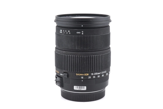 Sigma 18-200mm f3.5-6.3 DC OS - Lens