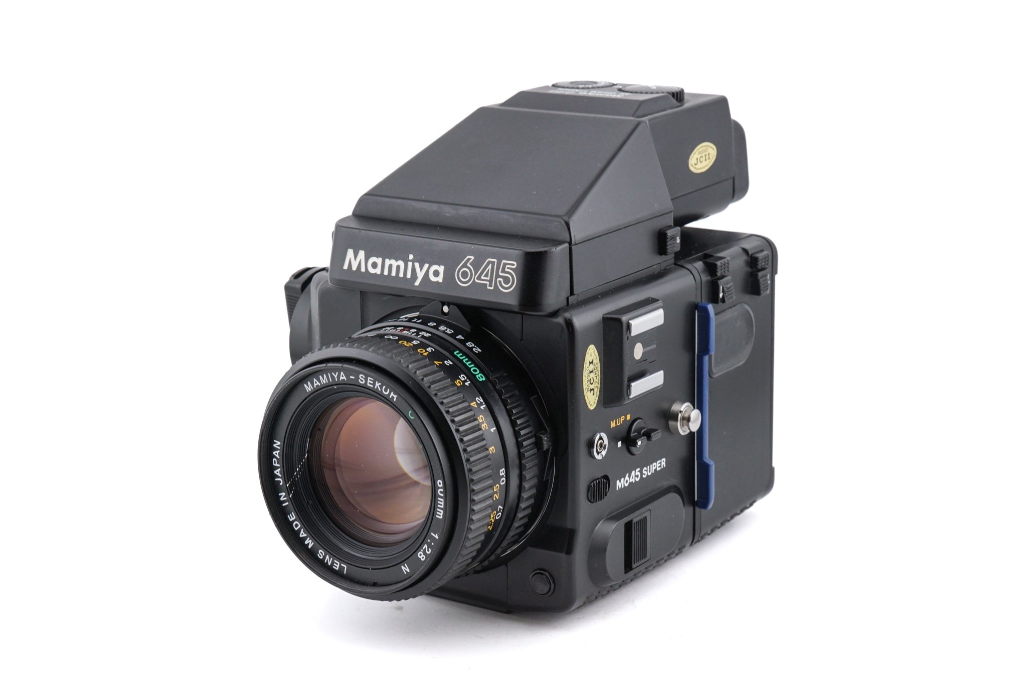 Mamiya M645 Super + 80mm f2.8 Sekor C N + AE Prism Finder N + 120/220 Film  Back