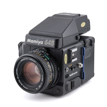 Mamiya M645 Super + 80mm f2.8 Sekor C N + AE Prism Finder N + 120/220 Film Back