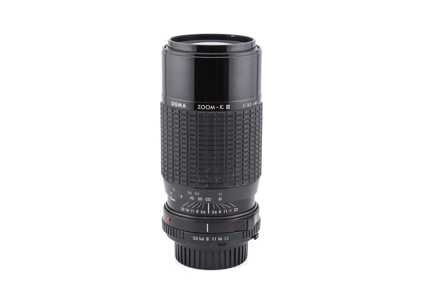 Sigma 75-210mm f3.5-4.5 Zoom-K III - Lens