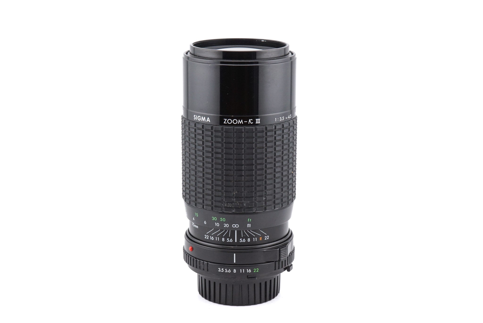 Sigma 75-210mm f3.5-4.5 Zoom-K III - Lens
