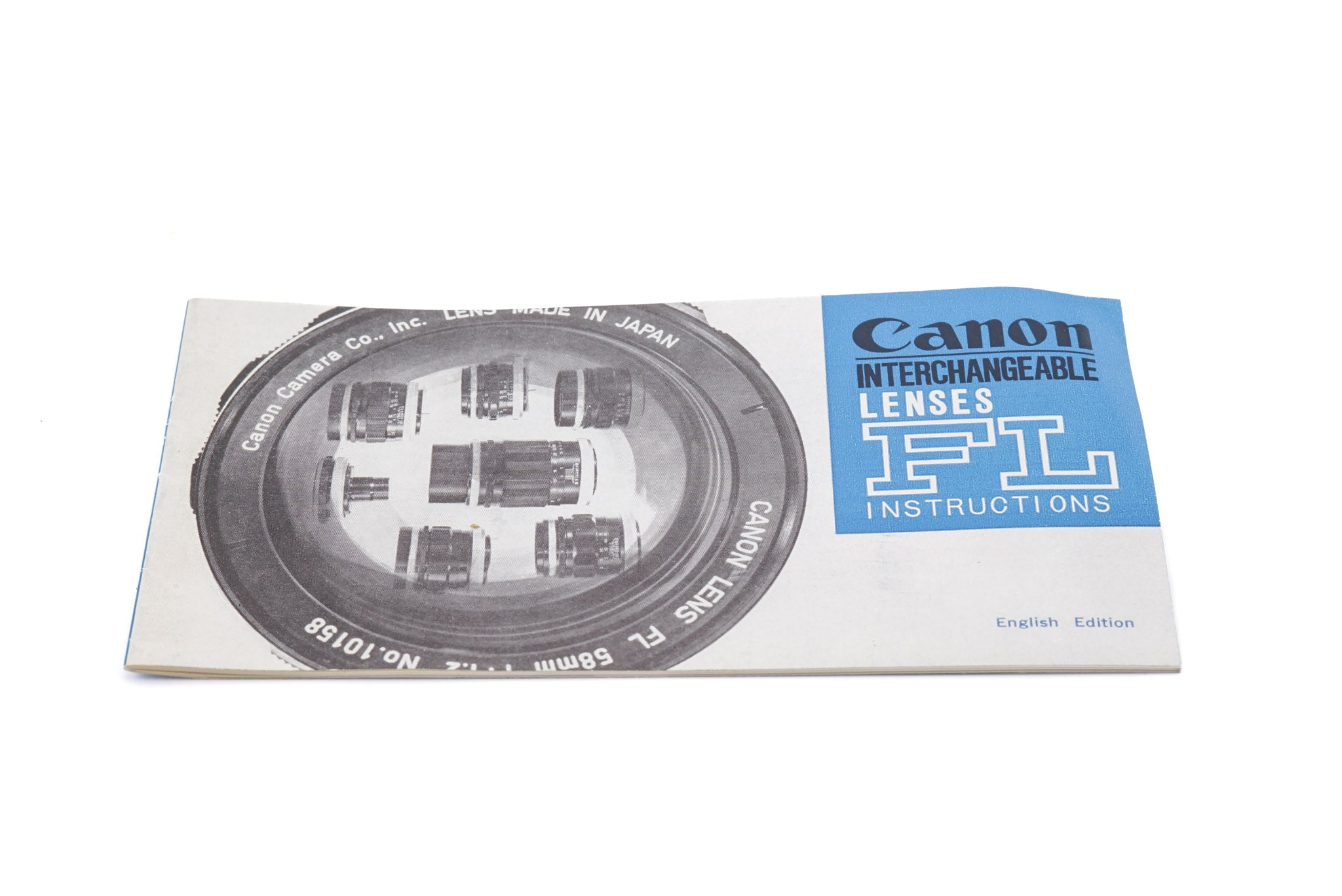 Canon FL Lenses Instructions - Accessory