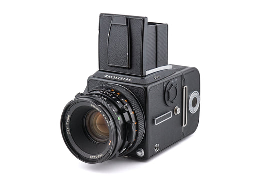 Hasselblad 503CX + A12N Film Magazine + 80mm f2.8 Planar T* CF + Waist Level Finder (New / 42323 Black)