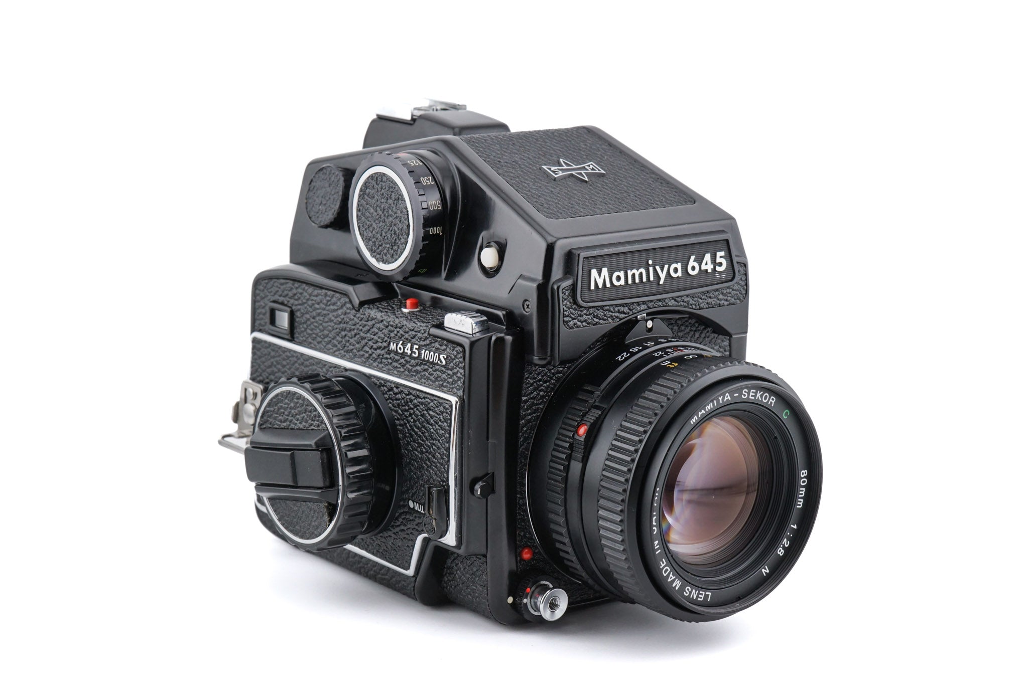 Mamiya M645 1000S + PD Prism Finder S + 80mm f2.8 Sekor C N – Kamerastore