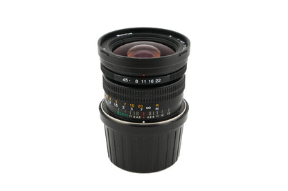 Mamiya 50mm f4.5 L N + 50mm Optical Viewfinder + Lens Hood For 50mm f4.5 N L