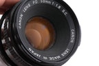 Canon 50mm f1.8 S.C.