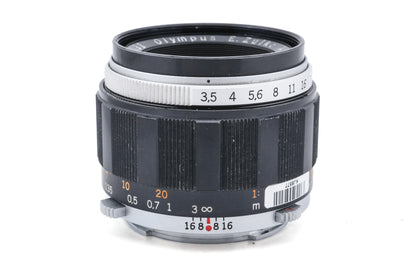 Olympus 38mm f3.5 E.Zuiko Auto-Macro