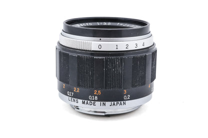 Olympus 38mm f3.5 E.Zuiko Auto-Macro