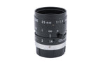 Pentax 25mm f1.4 TV Lens C2514-M