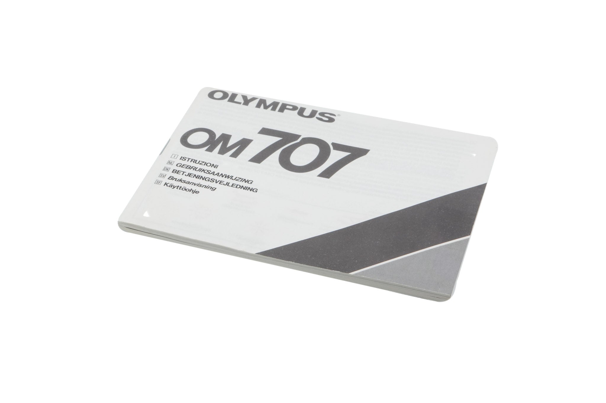 Olympus OM707 Instructions