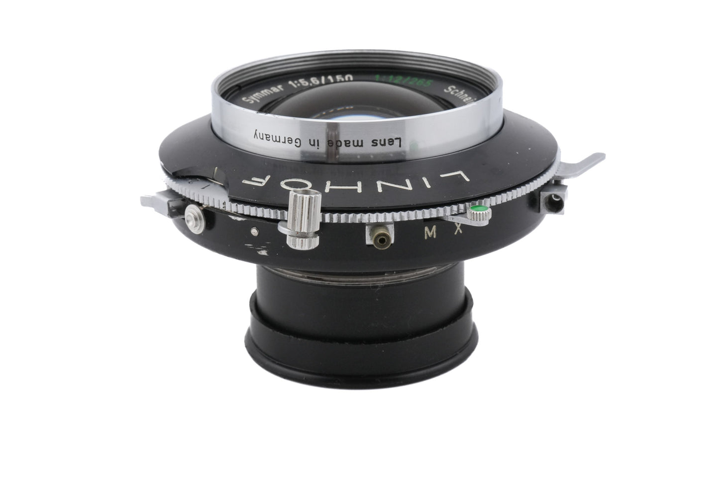Schneider-Kreuznach 150mm f5.6 / 265mm f12 Symmar Technika (Shutter)