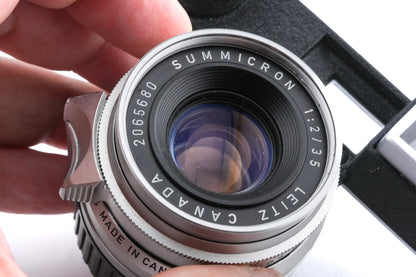 Leica 35mm f2 Summicron (Type I, Goggles) (8-Element) (Silver, SAMWO / 11108)