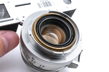 Leica 35mm f2 Summicron (Type I, Goggles) (8-Element) (Silver, SAMWO / 11108)