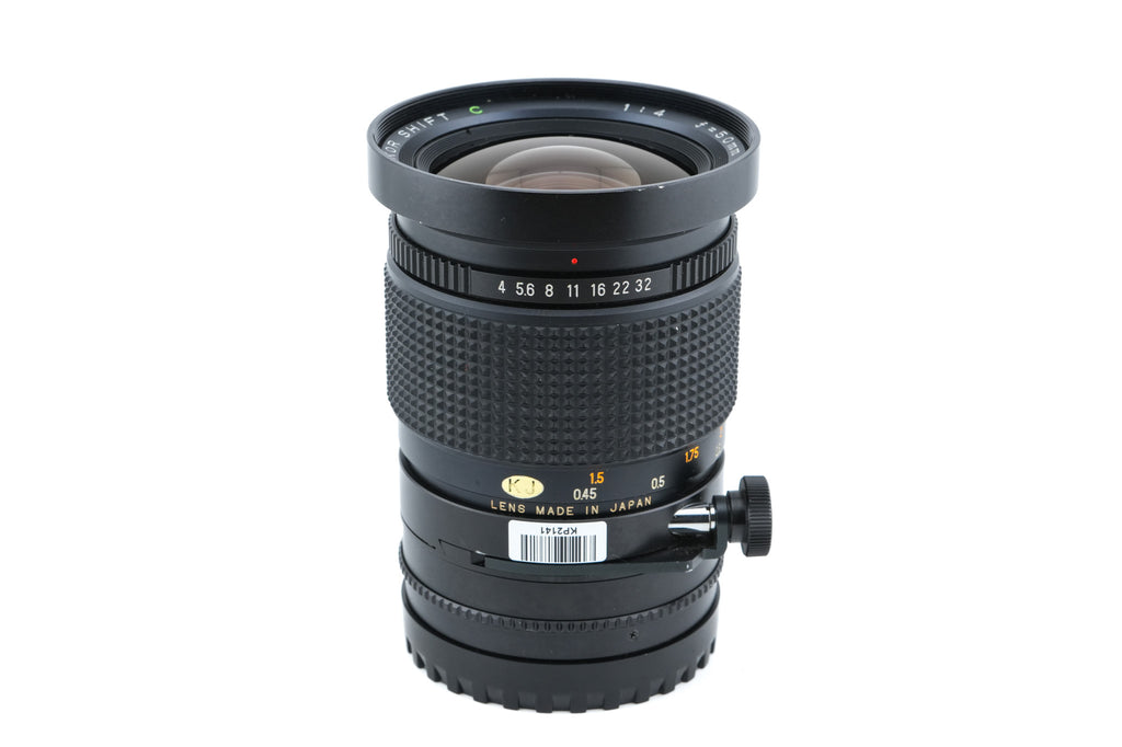 Mamiya 50mm f4 Sekor Shift C