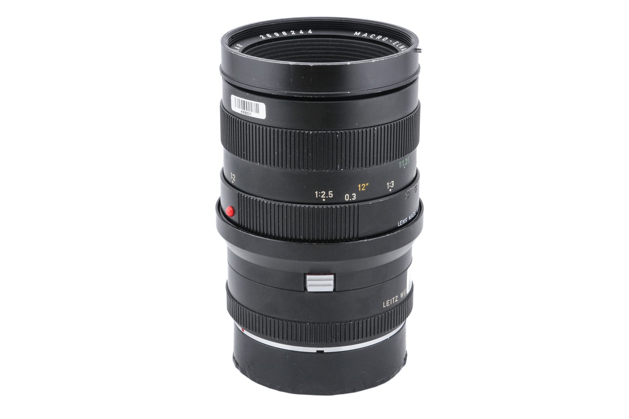 Leica 60mm f2.8 Macro-Elmarit-R (Type I) (2-Cam) (11205) + R Macro Adapter (14198)