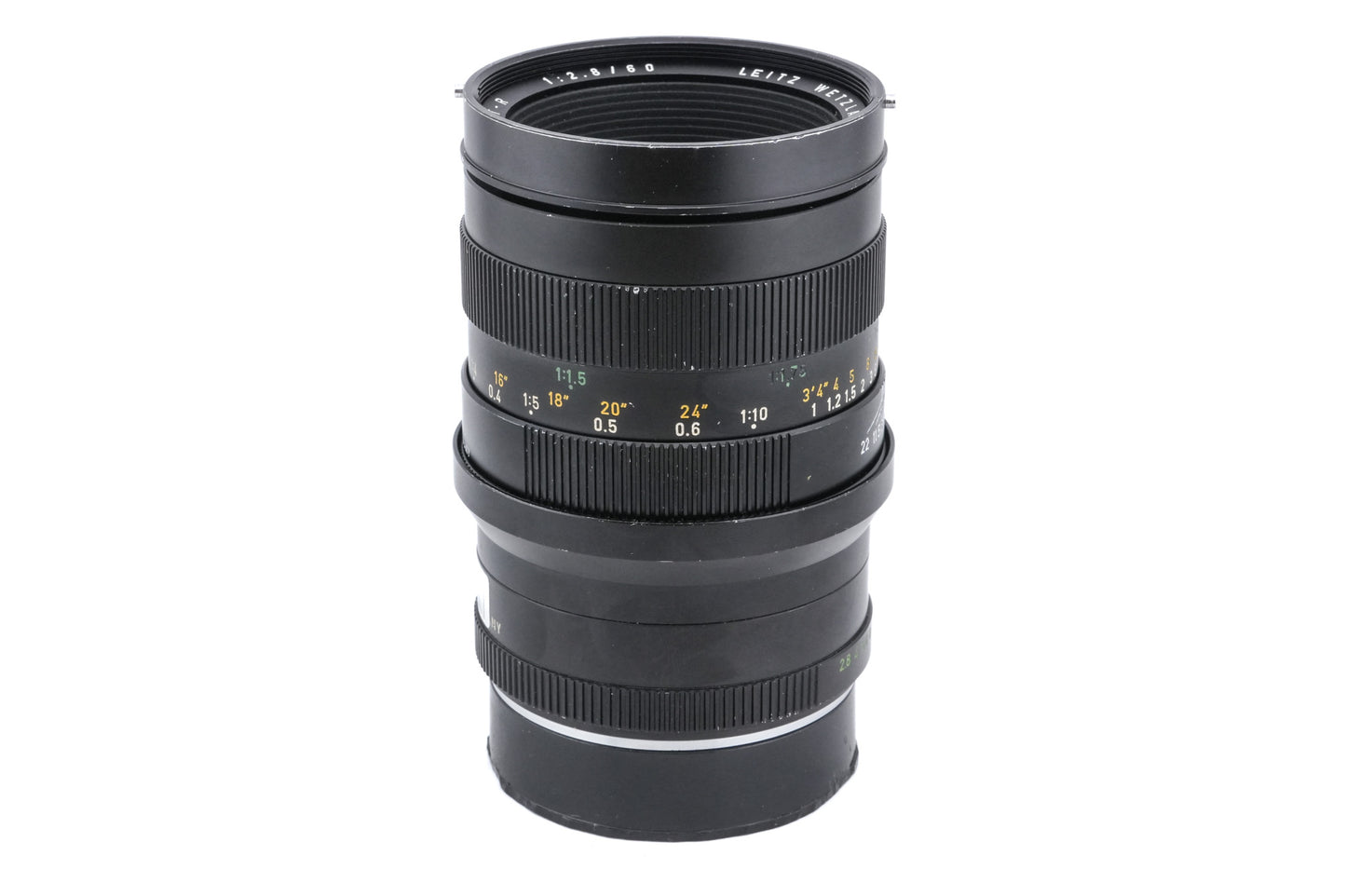 Leica 60mm f2.8 Macro-Elmarit-R (2-Cam) (11205) + R Macro Adapter (14198)