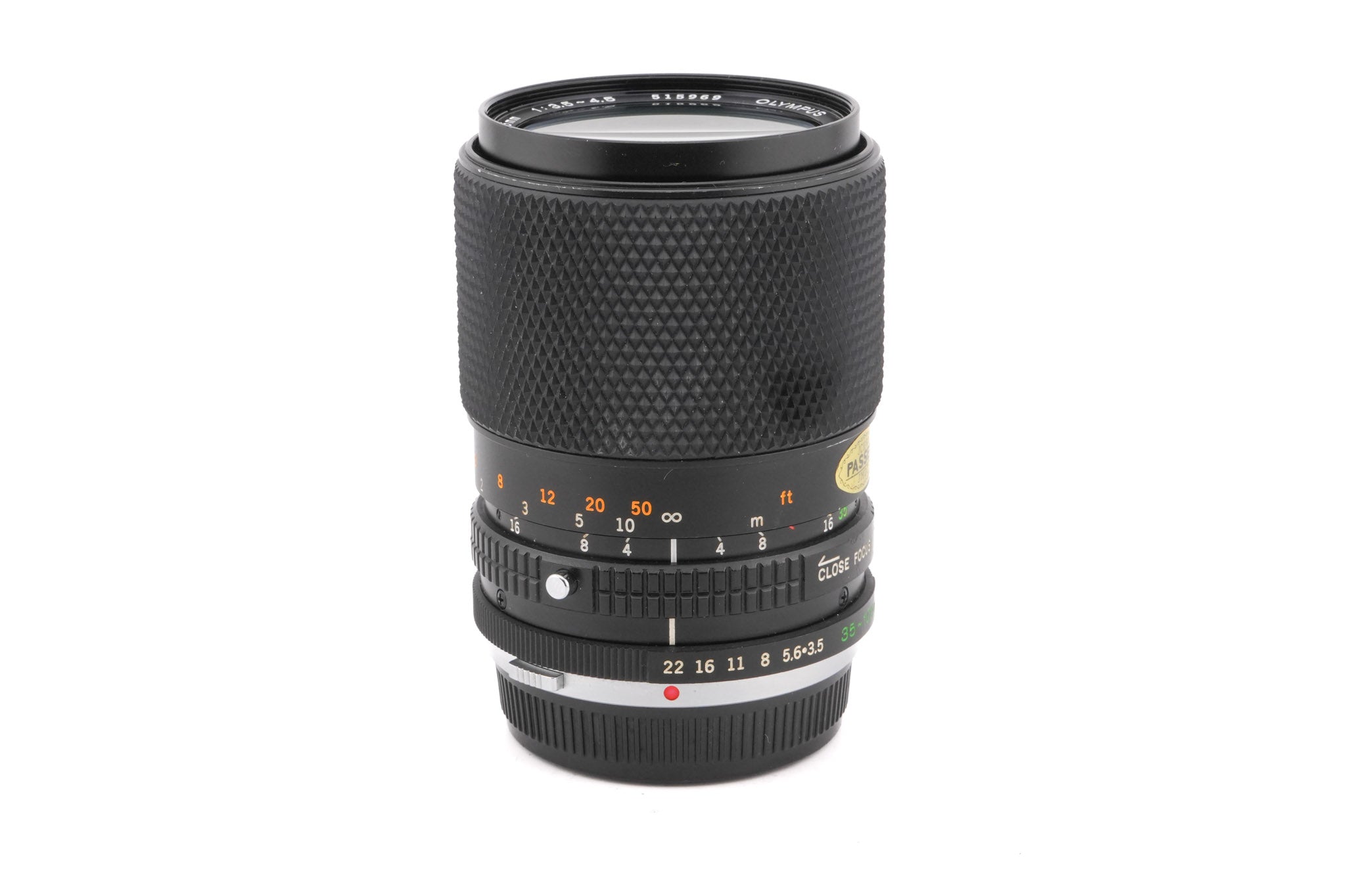 Olympus 35-105mm f3.5-4.5 Zuiko Auto-Zoom