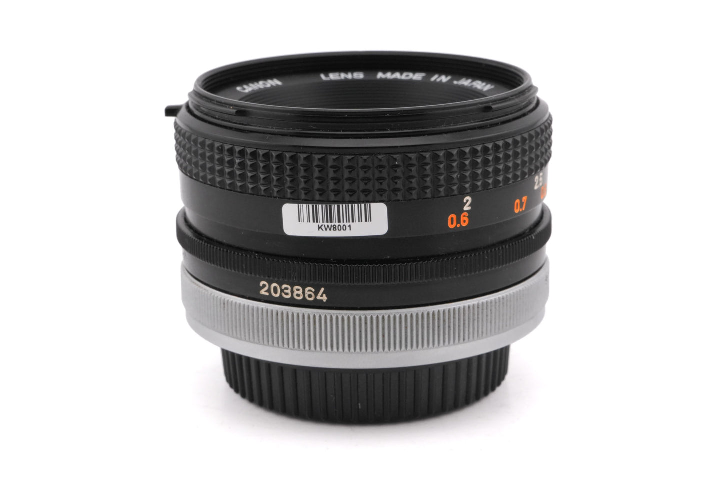 Canon 50mm f1.8 S.C.