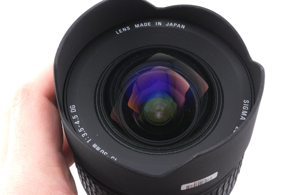 Sigma 15-30mm f3.5-4.5 EX DG IF Aspherical