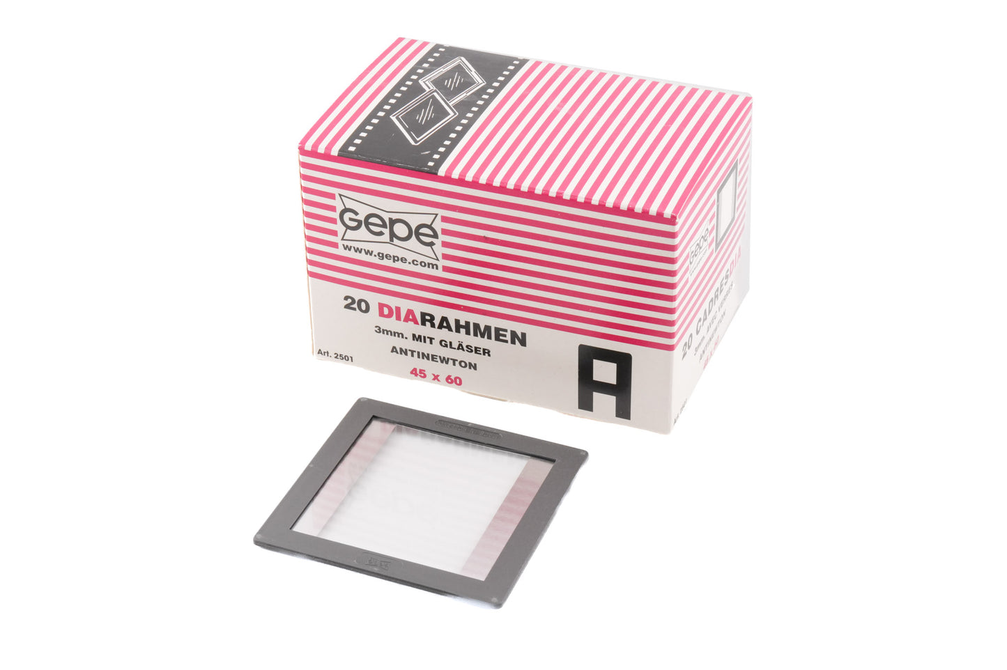 Gepe 45x60 Anti-Newton Glass Slide Mounts