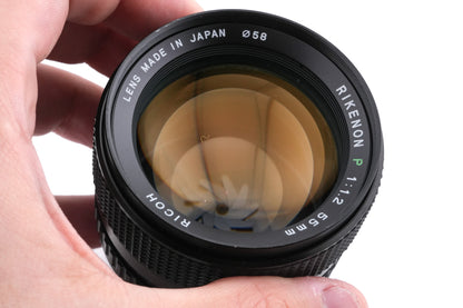 Ricoh 55mm f1.2 Rikenon P