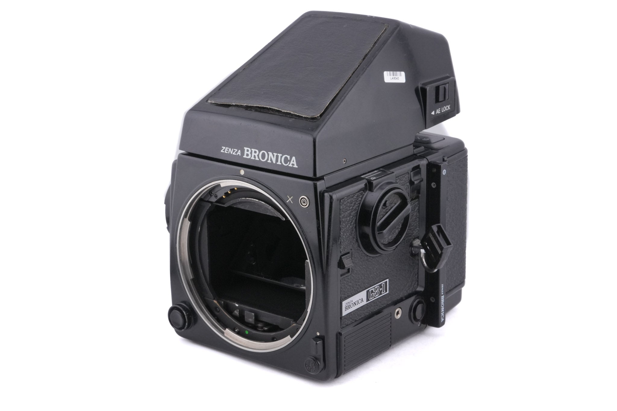 Zenza Bronica GS-1 + 120 Film Back GS (6x6) + AE Prism