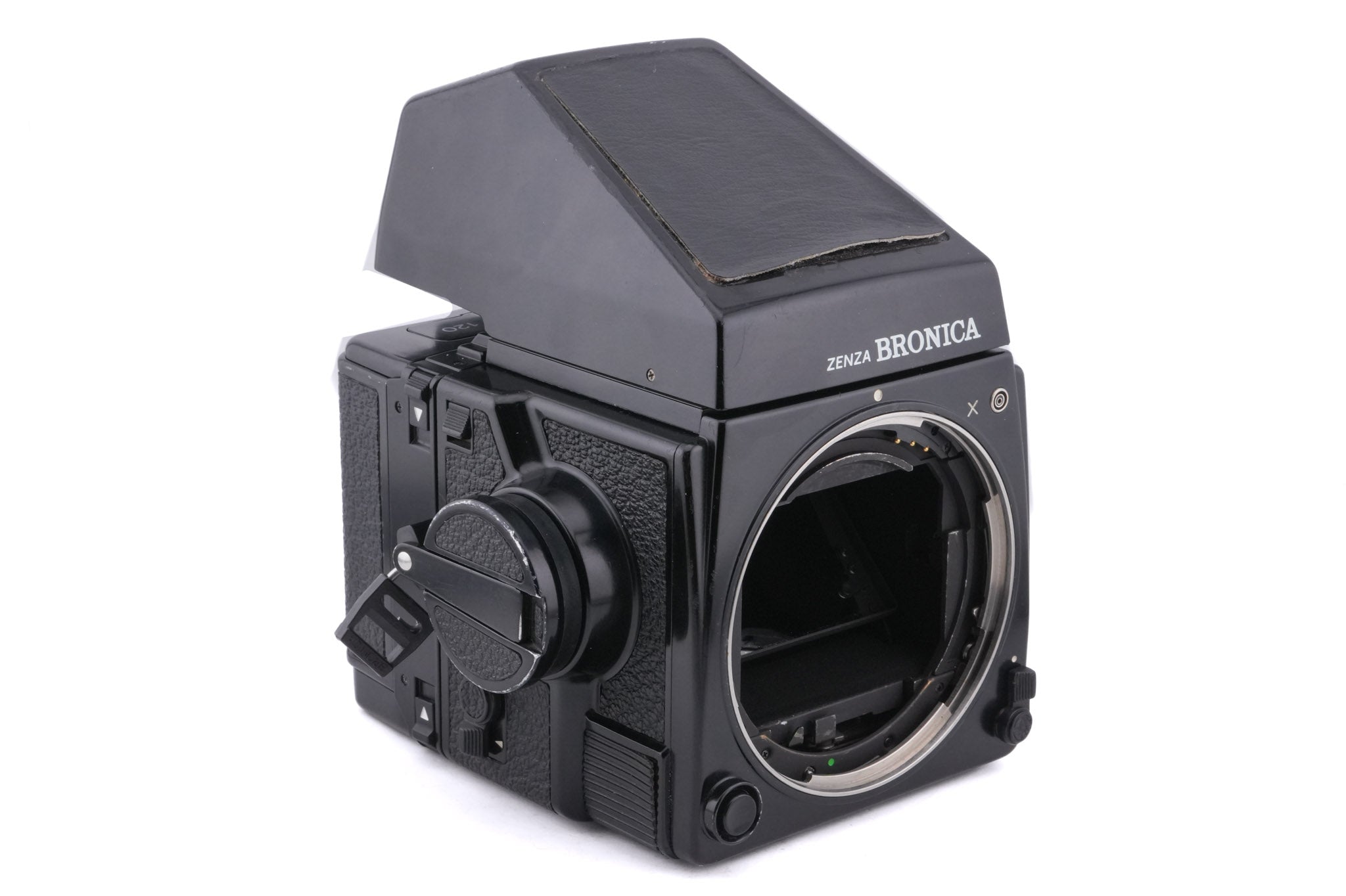 Zenza Bronica GS-1 + 120 Film Back GS (6x6) + AE Prism