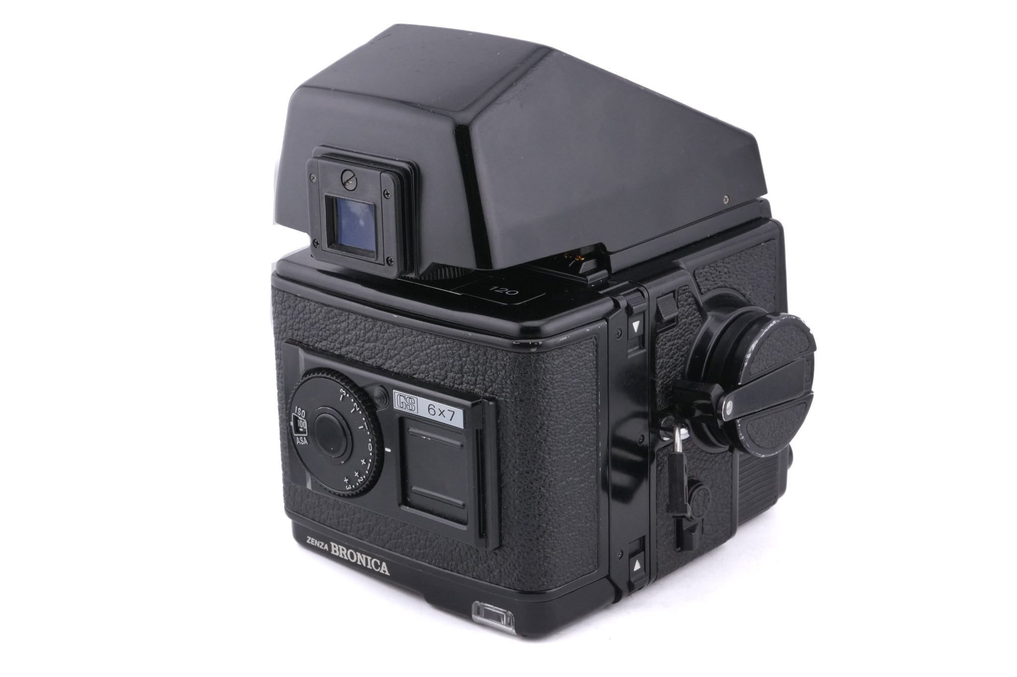 Zenza Bronica GS-1 + 120 Film Back GS (6x6) + AE Prism