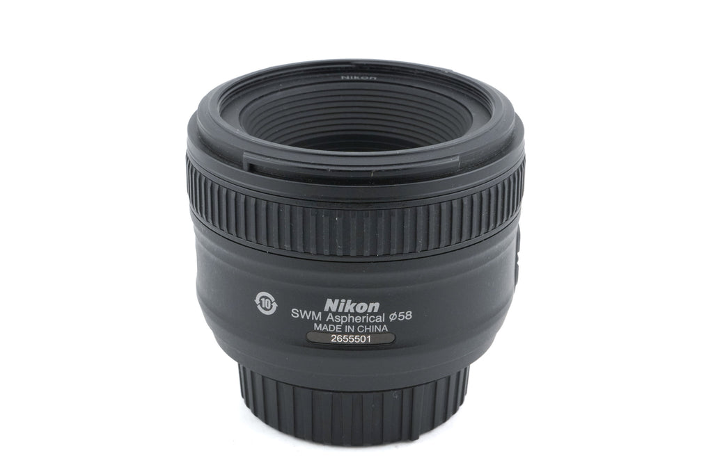 Nikon 50mm f1.8 AF-S Nikkor G