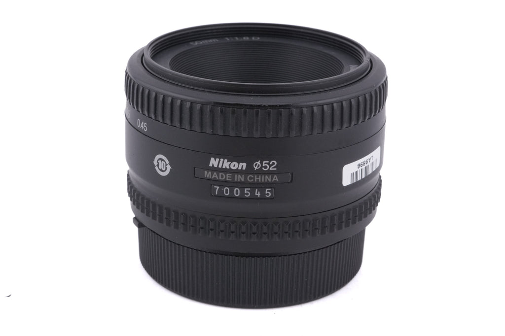 Nikon 50mm f1.8 AF Nikkor D
