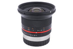 Samyang 12mm f2 NCS CS