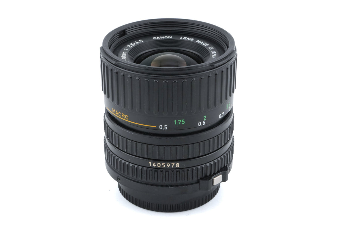 Canon 35-70mm f3.5-4.5 Macro FDn