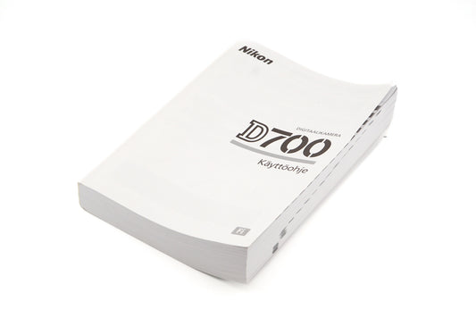 Nikon D700 Instructions