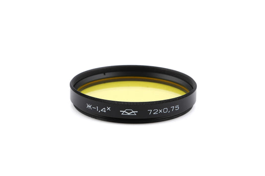 KMZ 72mm Yellow Filter Y 1.4x - Accessory