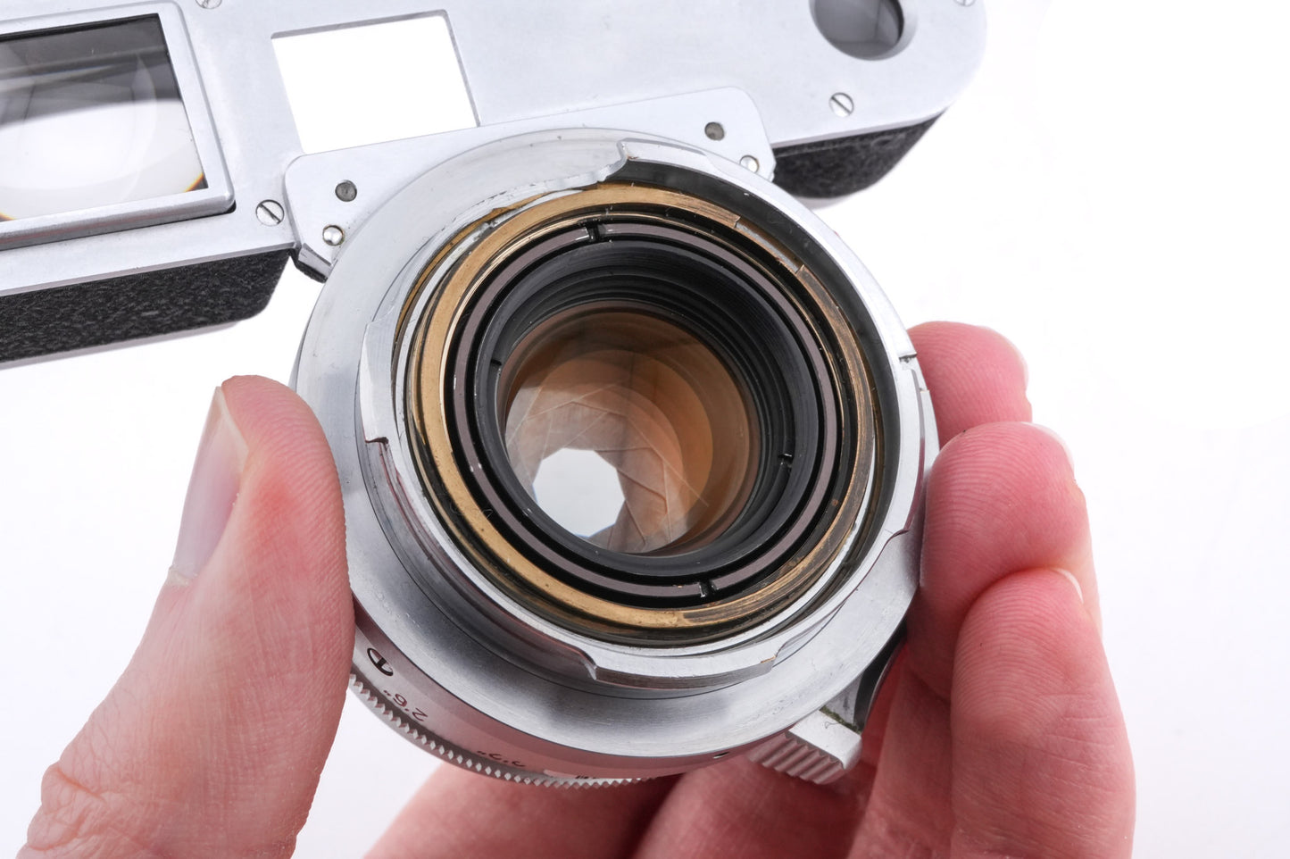 Leica 35mm f2 Summicron (Type I, Goggles) (8-Element) (Silver, SAMWO / 11108)