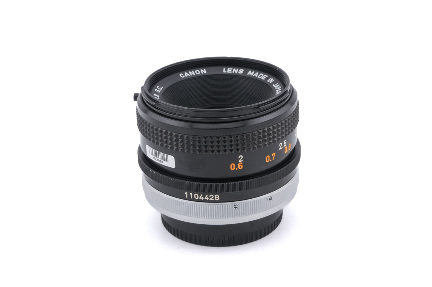 Canon 50mm f1.8 S.C.