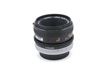 Canon 50mm f1.8 S.C.