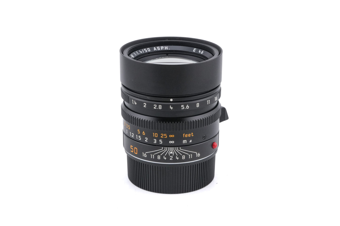 Leica 50mm f1.4 Summilux-M ASPH. (Type I) (Black, 11891 / 11716)